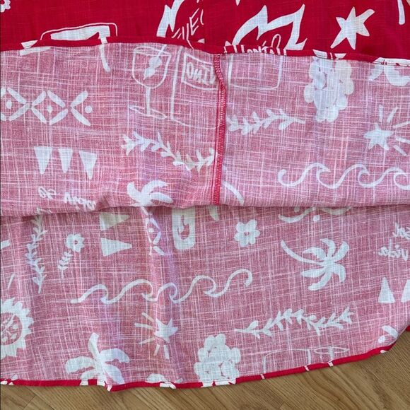 NWT Paper Heart Red Maxi Dress Linen Blend Mexico Size XS Anthropologie - Picture 8 of 8